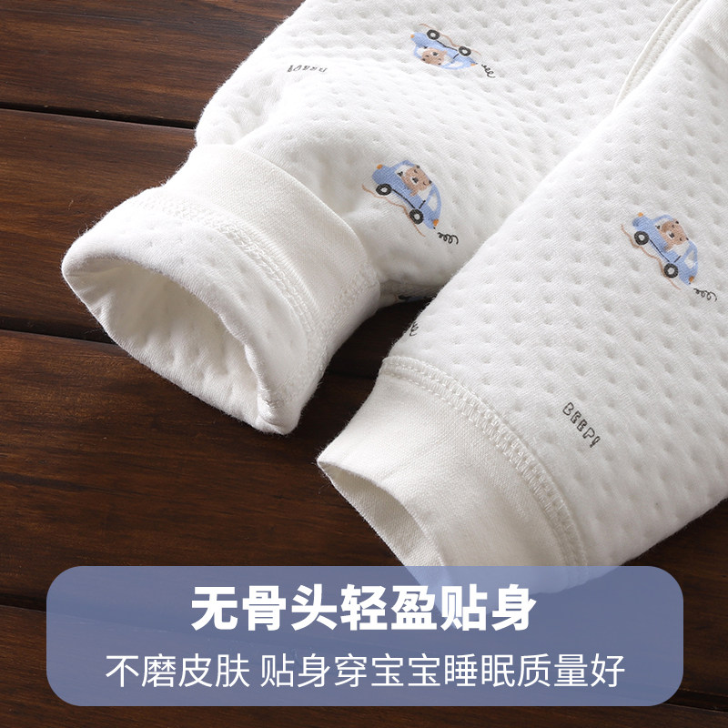 婴幼儿三层夹棉秋冬护肚高腰保暖裤可开两用裆可外穿打底宝宝棉裤,淘宝优惠券,粉丝福利购,淘宝优惠卷