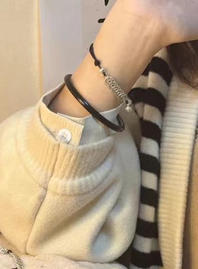 龙年五帝钱小红绳女情侣铃铛手链