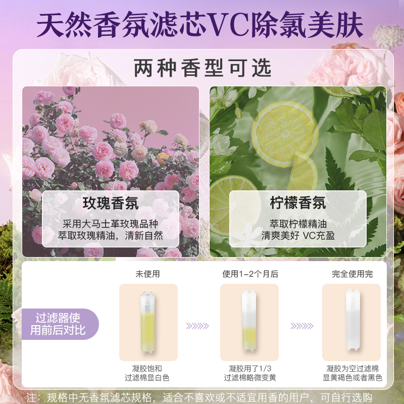 增压花洒喷头过滤花洒净水过滤器增压喷头淋浴净肤花洒套装除氯
