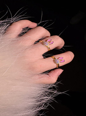 疯狂动物城朱迪妮克情侣戒指礼品