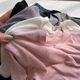Lyocell Tencel ເສື້ອຍືດແຂນສັ້ນສີອ່ອນໆອ່ອນໂຍນ