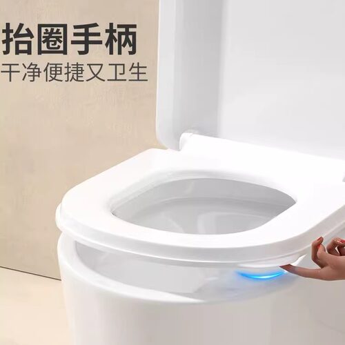 松鲸 马桶盖家用通用加厚缓降老式UVO型厕所坐便器盖板马桶圈配件 - 图3