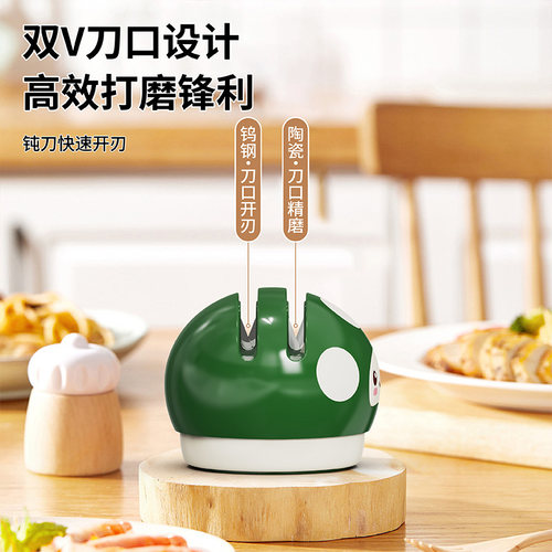 家用磨刀神器磨刀石不锈钢菜刀专用2025新款快速专业磨剪刀吸盘 - 图2