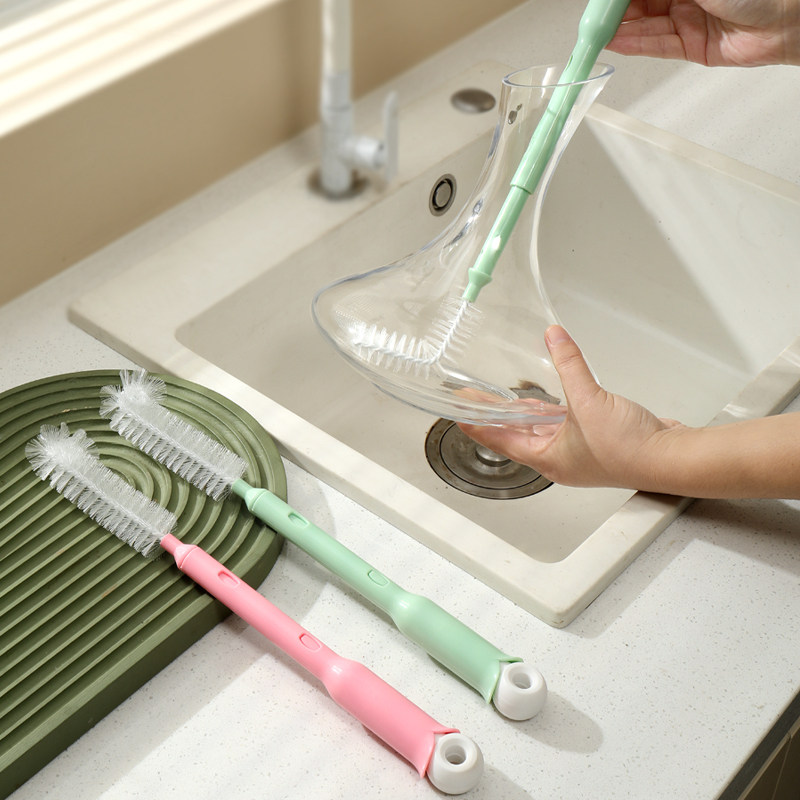 可伸缩多功能刷子水杯清洗神器保温杯榨汁机豆浆机专用清洁刷,淘宝优惠券,粉丝福利购,淘宝优惠卷