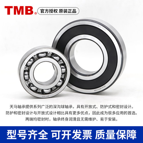 天马轴承TMB 6213 6214 6215 6216 6217 6218 ZZ -2RS 2RZ/C3Z1 - 图0