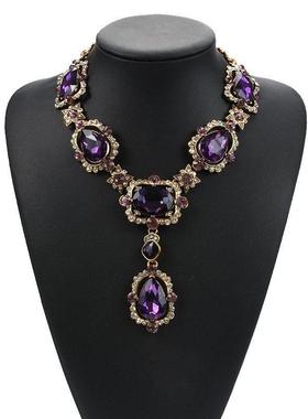 European over-the-top collarbone chain necklace锁骨炼项炼女