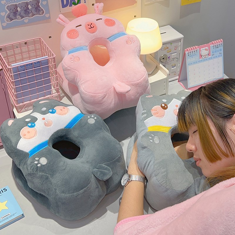 午睡枕趴睡枕抱枕女生睡觉专用办公室工位小学生儿童午休枕头神器 - 图0