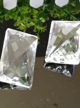浦江工厂50mm长条灯饰水晶配件  水晶灯饰配件 吊灯台灯水晶配件