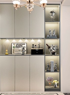 家居酒柜装饰品摆件现代轻奢餐边柜红酒杯架展示套装组合工艺摆设