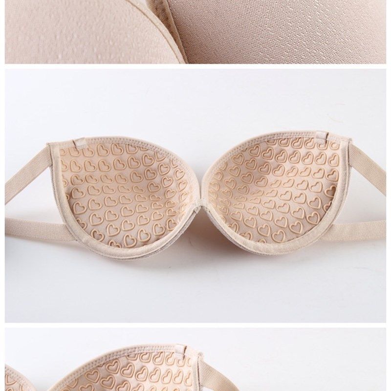 无肩带内衣聚拢防滑上托小胸加厚无带婚纱礼服文胸一字肩隐形胸贴,淘宝优惠券,粉丝福利购,淘宝优惠卷