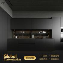 Lanzhou Full House Modern Light Extravagant Open Small Family overall Cupboard Kitchen?The car is innate.