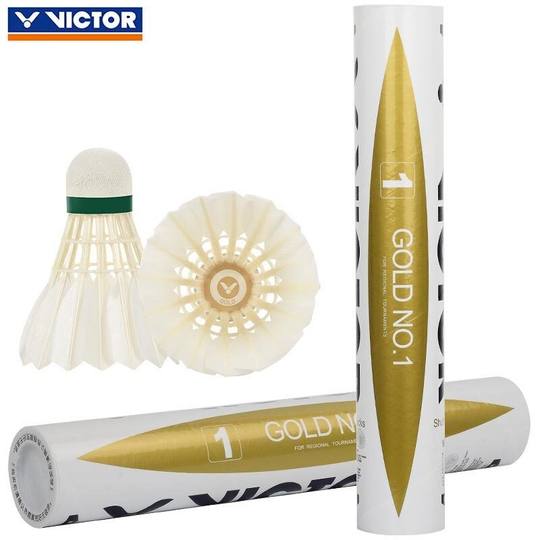 正品威克多VICTOR 胜利羽毛球金黄1号 维克多金黄系列耐打球GD1