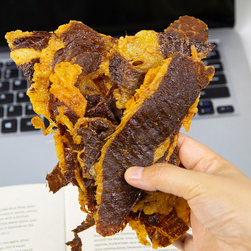 得到了同事们的肯定！安格斯牛胸口脆肥瘦相间追剧零食香辣牛肉脆 - 图3