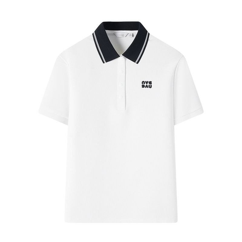 Navigare意大利小帆船白色短袖polo衫女夏季翻领T恤半袖上衣,淘宝优惠券,粉丝福利购,淘宝优惠卷