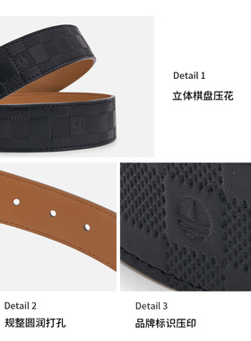 Navigare意大利小帆船黑色合金针扣腰带男休闲经典复古皮带