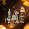 Song Jin Cui Beads Gourd Rice Beads Tassel Ring Buckle Bag