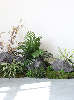 仿真绿植造景庭院花槽植物微景观