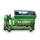 JZ400 high-efficiency concrete mixer Horizontal force mixer Round electric mortar mixer