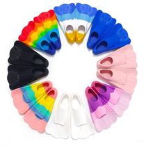 Child Snorkeling Diving Silicone Feet Webbing Swimming Special Children Freestyle Training Breaststroke Short Footed Webbed Duck Palm Frog Shoes