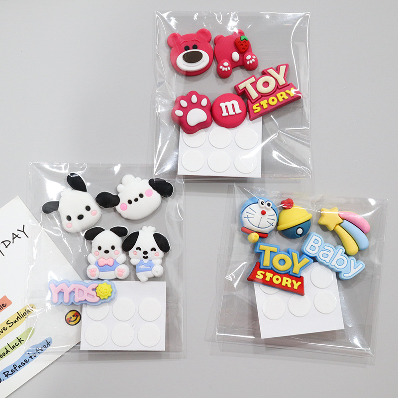 硅胶3D立体水杯贴无痕贴保温杯装饰混款diy手机壳收纳盒摩托车贴 - 图1