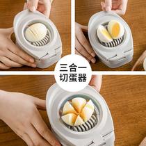 Versatile egg-cutting machine for half-home stainless steel eggs Sliced Divine-Fancy Cheeseegg Quad-all Cut