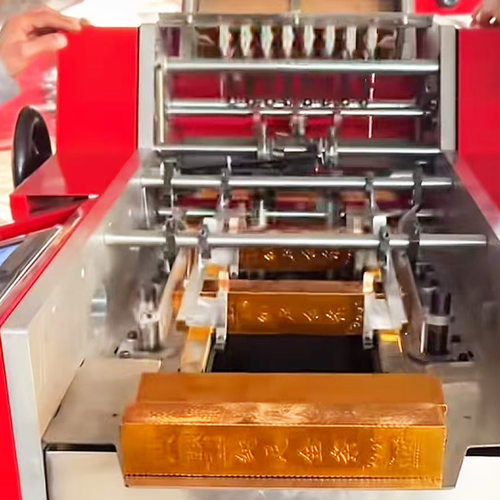 自动金条糊盒机器金条机折叠机叠金砖机器祭祀用专用叠金条金设备 - 图2