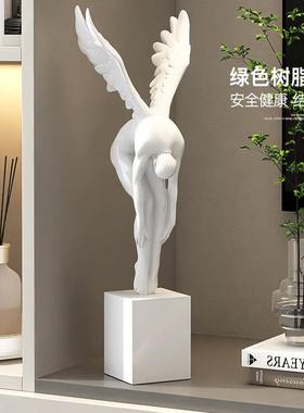 北欧抽象艺术人物摆件家居饰品客厅电视柜玄关书房雕塑工艺品礼物