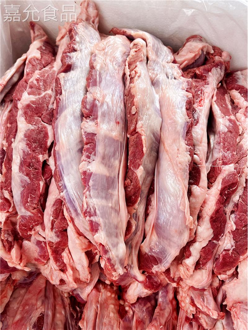 商用20斤东北烧烤大油边猪边肋新鲜冷冻罗隔肉护心肉护心脂大块肉 - 图3