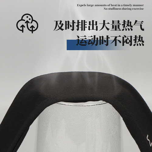 WRELS运动健身发带男吸汗防滑晒跑步篮球速干透气女时尚瑜伽头带 - 图2