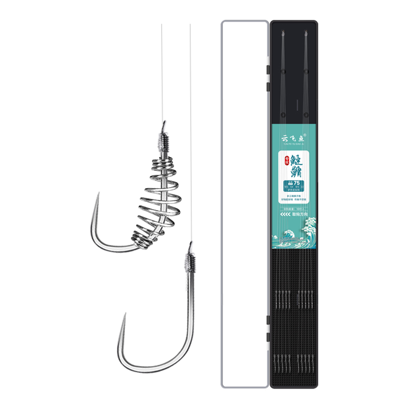 鲢鳙子线双钩成品绑好鱼钩钓组新关东伊势尼正品专用钩新款弹簧钩 - 图3