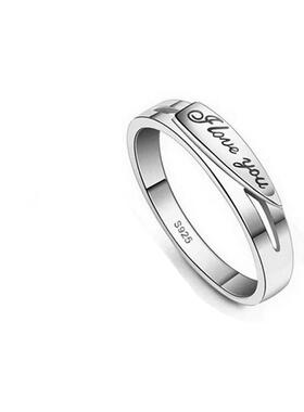 热卖爆款铜镀银韩版皇冠开口情侣戒指复古简约男女对戒首饰品r141