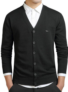 新品New Autumn Winter Men Casual V-Neck CardOigan Sweaters S