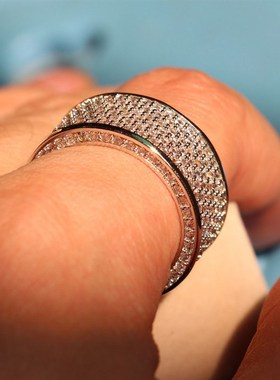 极速Full Big promotion Luxury 320pc 5A CZ 10kt whiVte gold f