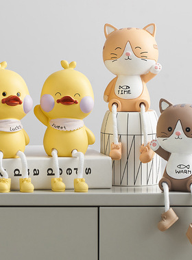 极速Nordic Resin Doltl Decoration Wall Rack Artwork
