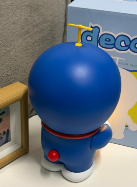 潮玩GK机器猫 叮当猫可亮灯家居手办可爱卡通摆件桌搭礼物约23CM