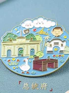 新款直销旅游冰箱贴定制 文创旅游景点网红建筑物纪念品定做 打卡