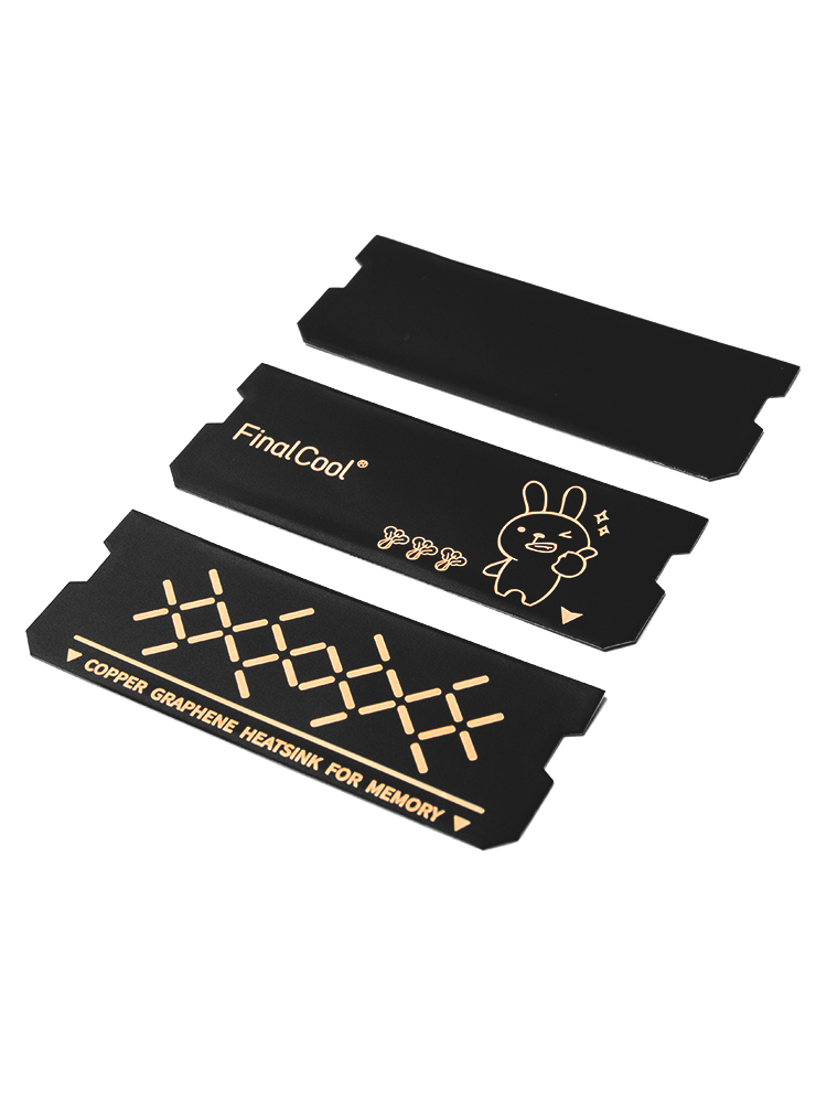 寒彻墨铜NB02笔记本内存条石墨烯散热贴轻薄本游戏本DDR4/5散热片 - 图3