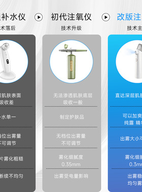 空盒子纳米喷雾补水仪手持注氧仪便携小型脸部充电家用面部小分子