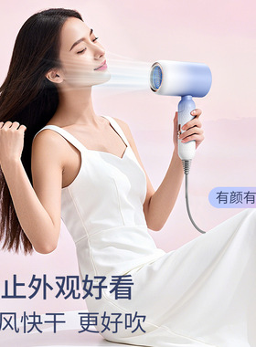 空盒子折叠吹风机家用大小功率高转速电吹风冷热恒温吹风筒宿舍礼