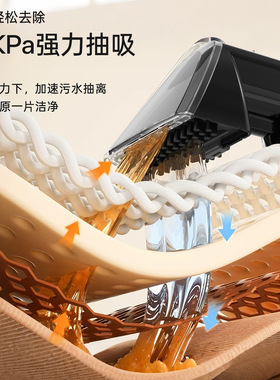 空盒子布艺清洗机窗帘沙发地毯清洁机手持蒸汽吸尘器床垫清洗机抽