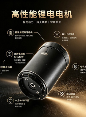 空盒子跨境便携式电动磨豆机手摇二合一充电研磨器家电磁吸电动咖