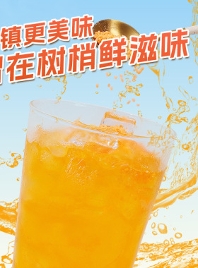 分装瓶收纳罐橘子粉正宗老式橙汁果汁柑橘粉固体饮料速溶颗粒冲饮