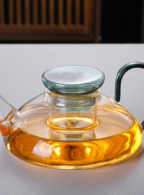空盒子山茶咖壶耐热玻璃过滤泡茶壶茶水分离简易泡茶器具泡茶壶咖