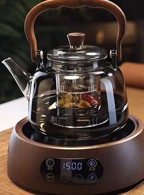 空盒子2025电陶炉玻璃提梁壶家用煮茶烧水壶大容量保温玻璃茶具
