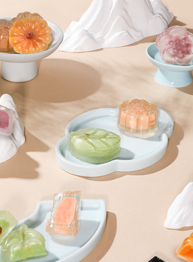 分装瓶收纳罐冰皮月饼水果味水晶月饼中秋月饼礼盒装