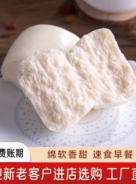 分装瓶收纳罐奶白馒头学生早餐半成品包子速冻食品冷冻品广式点心