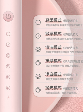 空盒子电动牙刷充电款跨境成人款软毛自动声波充电式智能洁牙神器