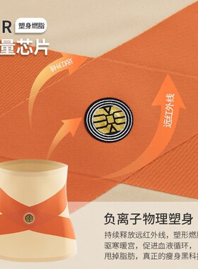 空盒子无痕交叉芯片收腹带收腹收小肚子小蛮腰束腰产后美体