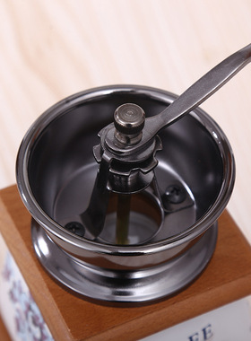 空盒子家用陶瓷木盒咖啡磨研磨器 迷你磨豆机复古咖啡机手摇磨豆