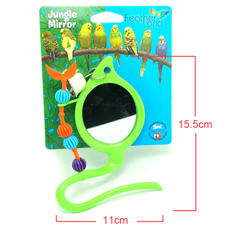 Caitec觅食天堂小鸟玩具小鹦鹉玩具 镜子栖息台 适合虎皮牡丹等,淘宝优惠券,粉丝福利购,淘宝优惠卷